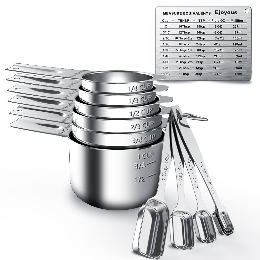 Measuring Cups And Spoons Chart