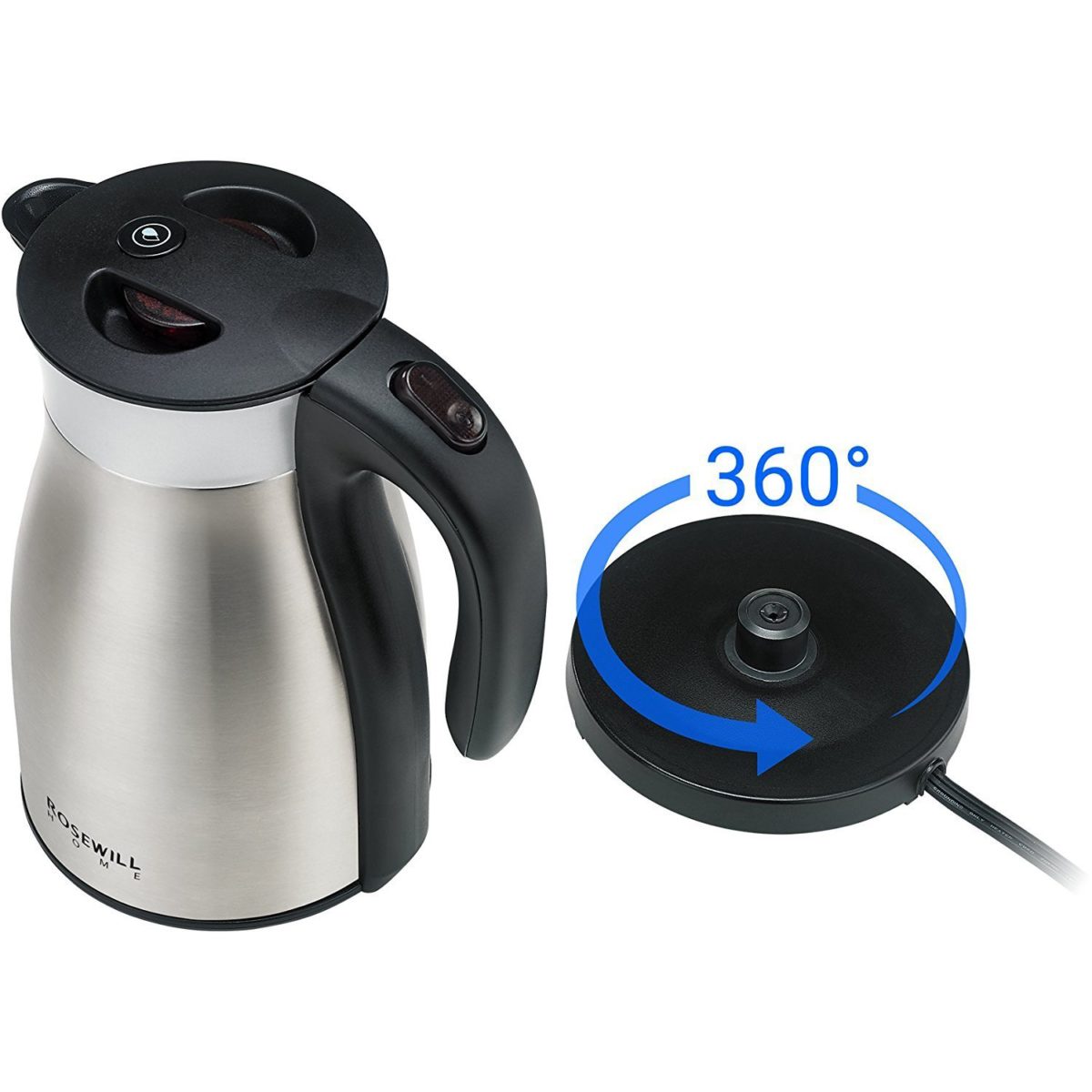 Best Coupon of Stainless Steel Double Wall Vacuum Insulated Electric Kettle