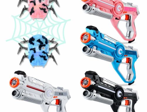 Best Coupon of Laser Tag Set (4 Infrared Laser Tag Guns and 2 Robot Bugs)